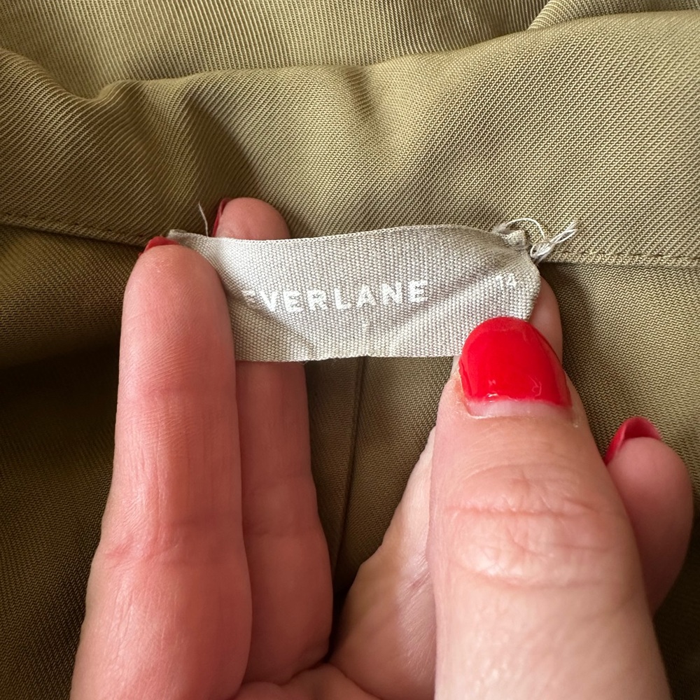 Everlane Army Green Midi Dress - Picture 8 of 8
